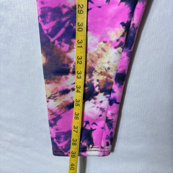 Tie-Dye Just Cozy XL Tall 4-Way Stretch Leggings Soft Comfortable Elastic Waist - Picture 7 of 10